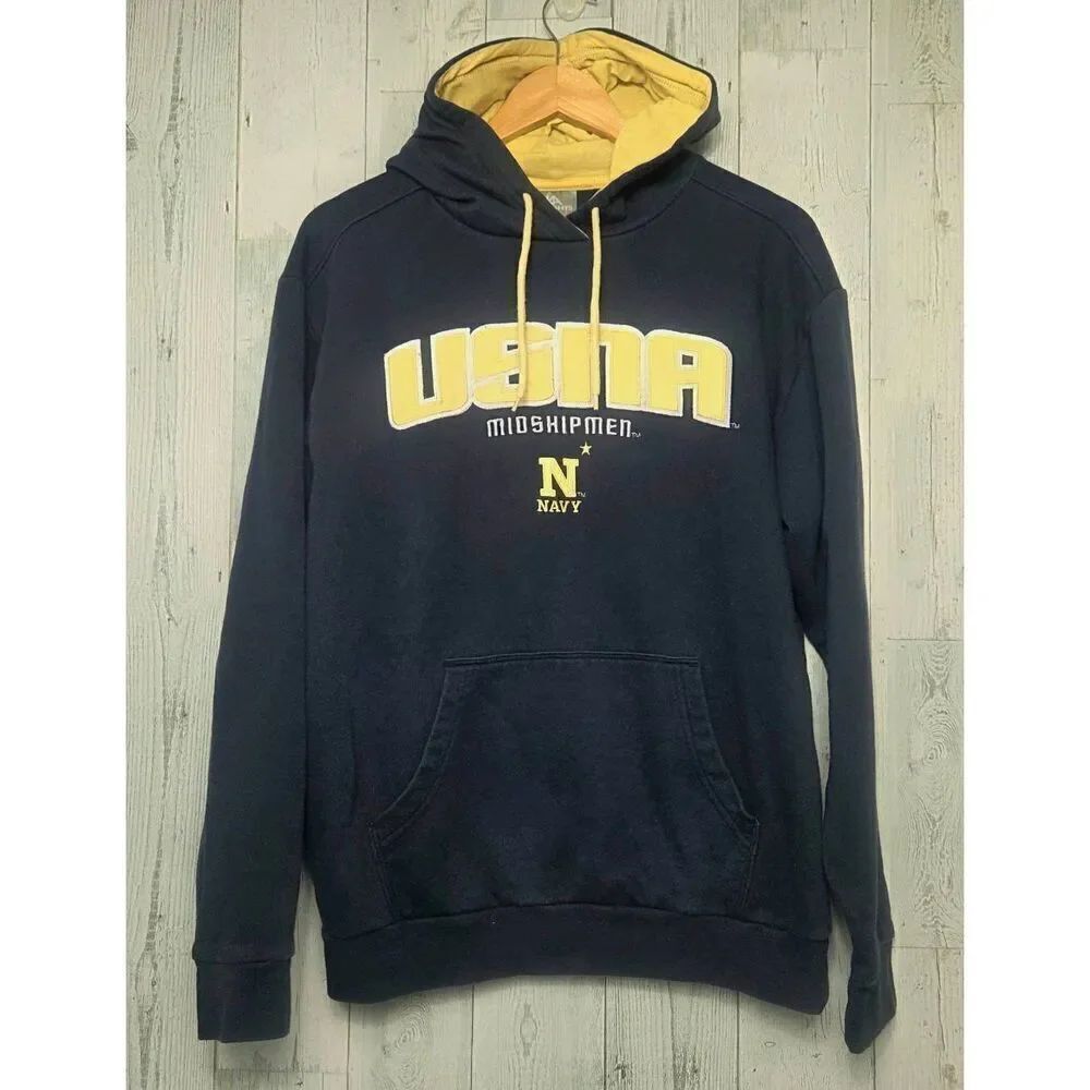 Knights Apparel USNA Navy Midshipmen Hoodie Sz M